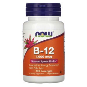 NOW Foods, B-12, 1,000 mcg, 100 Lozenges