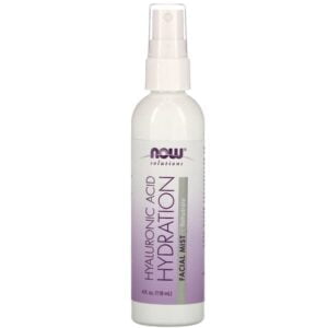 NOW Foods, Solutions, Hyaluronic Acid Hydration Facial Mist, 4 fl oz (118 ml)