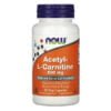 NOW Foods, Acetyl-L- Carnitine, 500 mg, 50 Veg Capsules 1 NOW Foods, Acetyl-L- Carnitine, 500 mg, 50 Veg Capsules