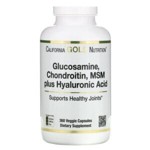 California Gold Nutrition, Glucosamine Chondroitin, MSM plus Hyaluronic Acid, 360 Veggie Capsules