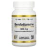California Gold Nutrition, Benfotiamine, 300 mg, 30 Veggie Capsules