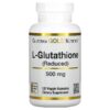 California Gold Nutrition, L-Glutathione (Reduced), 500 mg, 120 Veggie Capsules