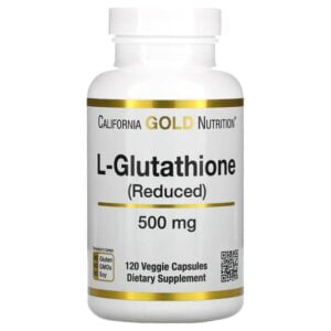 California Gold Nutrition, L-Glutathione (Reduced), 500 mg, 120 Veggie Capsules