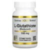 California Gold Nutrition, L-Glutathione (Reduced), 500 mg, 30 Veggie Capsules