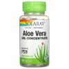 Solaray, Aloe Vera Gel Concentrate, 100 VegCaps