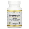 California Gold Nutrition, Bromelain, 500 mg, 30 Veggie Capsules