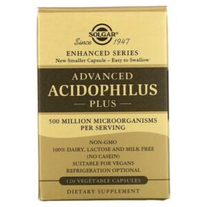 Solgar, Advanced Acidophilus Plus, 120 Vegetable Capsules