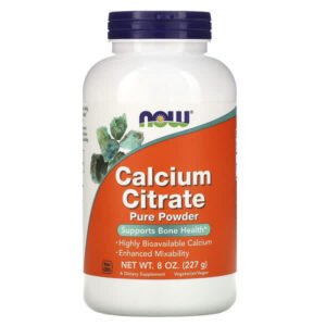 NOW Foods, Calcium Citrate, Pure Powder, 8 oz (227 g)