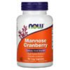 NOW Foods, Mannose Cranberry, 90 Veg Capsules 2 NOW Foods, Mannose Cranberry, 90 Veg Capsules