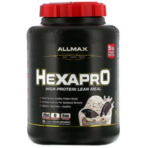 ALLMAX Nutrition, Hexapro, High-Protein Lean Meal, Cookies & Cream, 5 lbs (2.27 kg)
