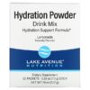 Lake Avenue Nutrition, Hydration Powder Drink Mix, Lemonade, 20 Packets, 0.39 oz (11.1 g) Each