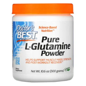 Doctor’s Best, Pure L-Glutamine Powder, 10.6 oz (300 g)
