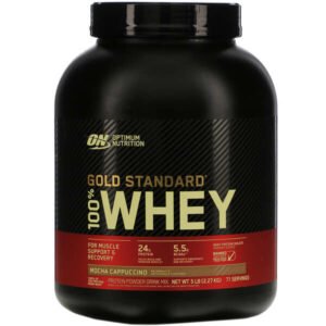 Optimum Nutrition, Gold Standard 100% Whey, Mocha Cappuccino, 5 lb (2.27 kg)