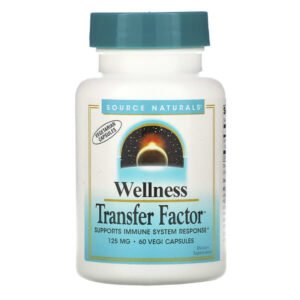 Source Naturals, Wellness Transfer Factor, 125 mg, 60 Vegi Capsules