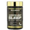 ALLMAX Nutrition, Lights Out Sleep, Melatonin + GABA + Valerian Root, 60 Vegan Capsules 1 ALLMAX Nutrition, Lights Out Sleep, Melatonin + GABA + Valerian Root, 60 Vegan Capsules