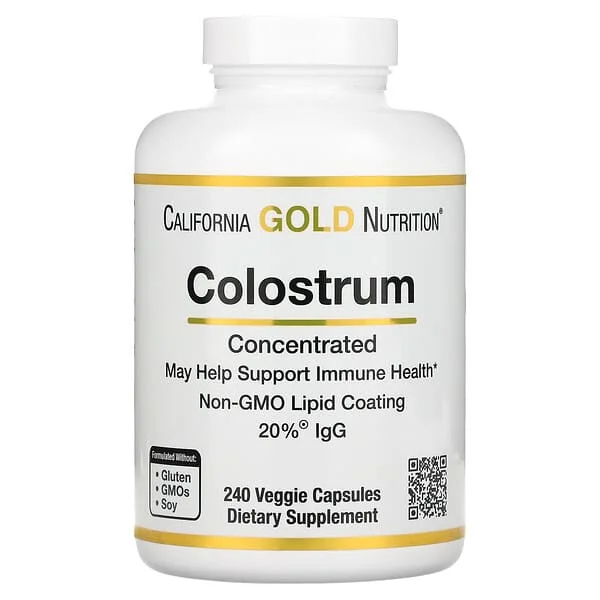 California Gold Nutrition, Colostrum, 240 Veggie Capsules