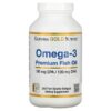 California Gold Nutrition, Omega-3 Premium Fish Oil, 180 EPA / 120 DHA, 240 Fish Gelatin Softgels