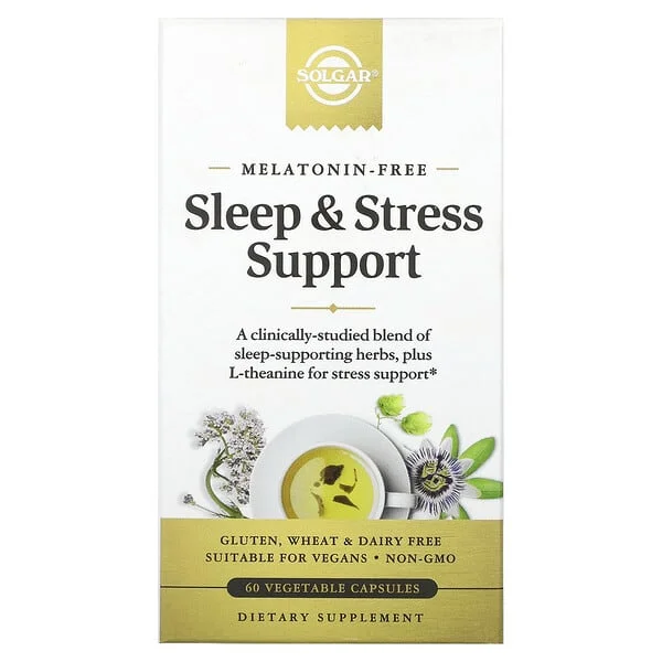 Solgar, Sleep & Stress Support, 60 Vegetable Capsules