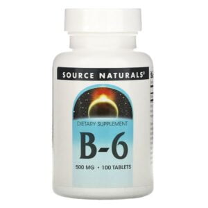 Source Naturals, B-6, 500 mg, 100 Tablets