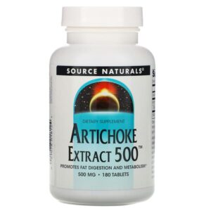 Source Naturals, Artichoke Extract 500, 180 Tablets