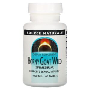 Source Naturals, Horny Goat Weed, 1,000 mg, 60 Tablets