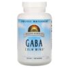 Source Naturals, GABA Calm Mind, 750 mg, 180 Tablets 1 Source Naturals, GABA Calm Mind, 750 mg, 180 Tablets