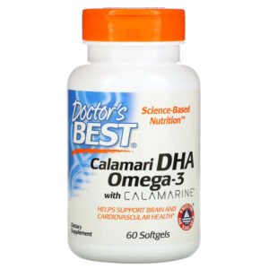 Doctor’s Best, Calamari DHA Omega-3 with Calamarine, 60 Softgels