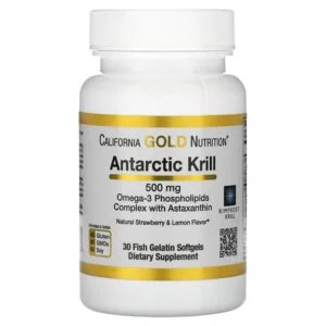 California Gold Nutrition, Antarctic Krill Oil, 500 mg, 30 Softgels