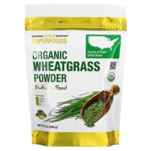 California Gold Nutrition, SUPERFOODS – Organic Wheat Grass Powder, 8.5 oz (240 g)