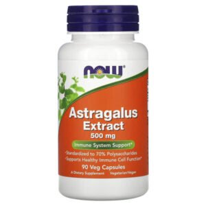 NOW Foods, Astragalus Extract, 500 mg, 90 Veg Capsules