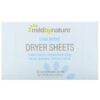 Mild By Nature, Dryer Sheets, Unscented, 120 Compostable Sheets 2 Mild By Nature, Dryer Sheets, Unscented, 120 Compostable Sheets