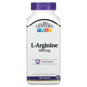 21st Century, L-Arginine, 1,000 mg, 100 Tablets