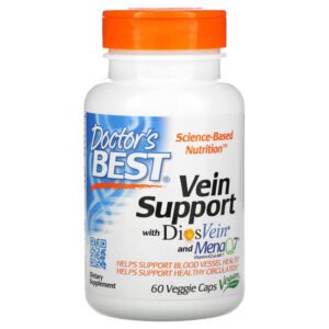Doctor’s Best, Vein Support with DiosVein and MenaQ7, 60 Veggie Caps