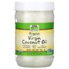 NOW Foods, Real Food, Organic Virgin Coconut Oil, 20 fl oz (591 ml)