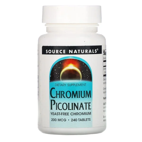 Source Naturals, Chromium Picolinate, 200 mcg, 240 Tablets