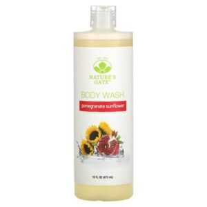 Nature's Gate, Pomegranate Sunflower Body Wash, 16 fl oz (473 ml)