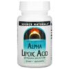 Source Naturals, Alpha Lipoic Acid, 50 mg, 100 Tablets