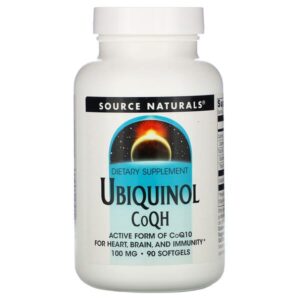 Source Naturals, Ubiquinol CoQH, 100 mg, 90 Softgels