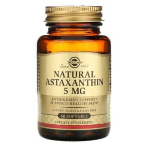 Solgar, Natural Astaxanthin, 5 mg, 60 Softgels