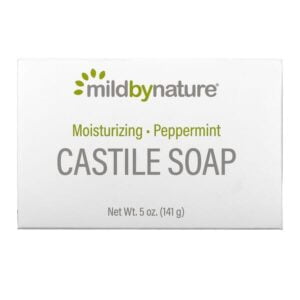 Mild By Nature, Castile Bar Soap, Peppermint, 5 oz (141 g)