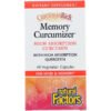 Natural Factors, CurcuminRich, Memory Curcumizer, 60 Vegetarian Capsules