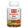 Jarrow Formulas, Probiotic Duo, Raspberry, 3 Billion, 60 Gummies 2 Jarrow Formulas, Probiotic Duo, Raspberry, 3 Billion, 60 Gummies