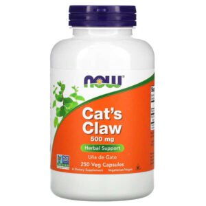 NOW Foods, Cat’s Claw, 500 mg, 250 Veg Capsules