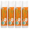 Sierra Bees, Organic Lip Balms, Tangerine Chamomile, 4 Pack, .15 oz (4.25 g) Each 2 Sierra Bees, Organic Lip Balms, Tangerine Chamomile, 4 Pack, .15 oz (4.25 g) Each