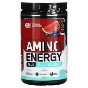 Optimum Nutrition, ESSENTIAL AMIN.O. ENERGY PLUS UC-II COLLAGEN, Fruit Fiesta, 9.5 oz (270 g)