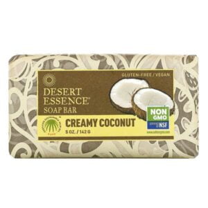 Desert Essence, Soap Bar, Creamy Coconut, 5 oz (142 g)