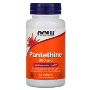 NOW Foods, Pantethine, 300 mg, 60 Softgels