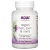 NOW Foods, Solutions, Vegan Hair, Skin & Nails, 90 Veg Capsules 2 NOW Foods, Solutions, Vegan Hair, Skin & Nails, 90 Veg Capsules