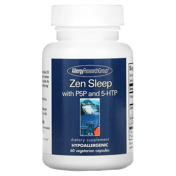 Allergy Research Group, Zen Sleep with P5P and 5-HTP, 60 Vegetarian Capsules