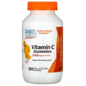Doctor’s Best, Vitamin C Gummies, Orange Bliss, 125 mg, 120 Gummies
